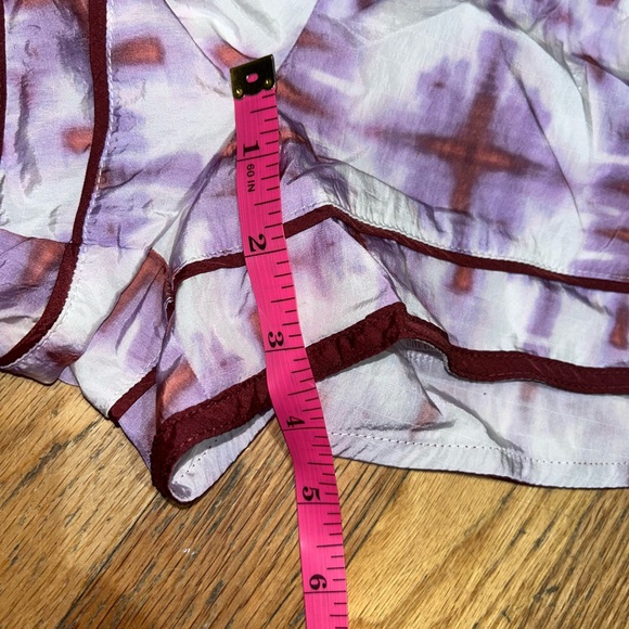 Free People Varsity blues Sandstorm Purple and Red Athletic Shorts Medium - Picture 4 of 8